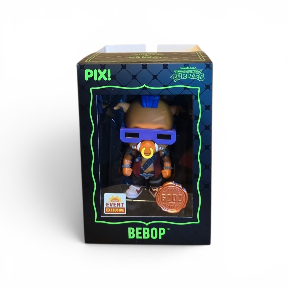 TMNT Bebop PIX! Figure The Loyal Subjects 2023 Event Exclusive Limited 6000 Pcs
